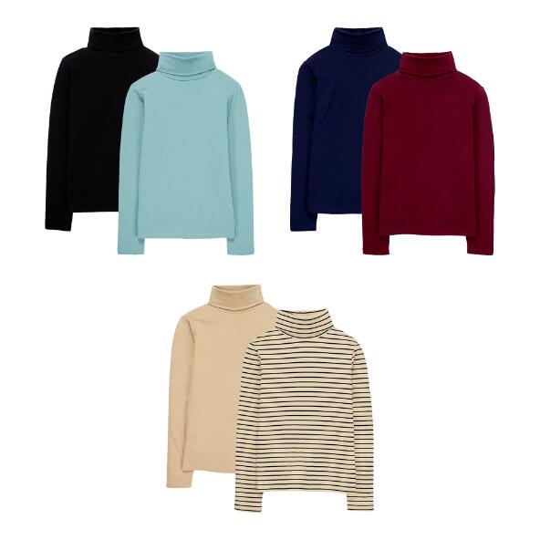 UP2Fashion(R) 				Dünner Rollkragenpullover, 2 St.