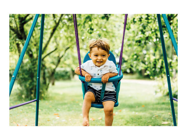Plum 2 in 1 Metal Swing Set1