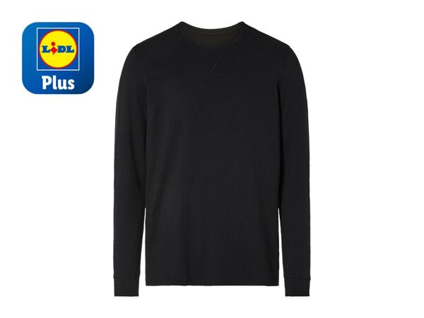 Livergy Men's Thermal Long-Sleeve Top - Black