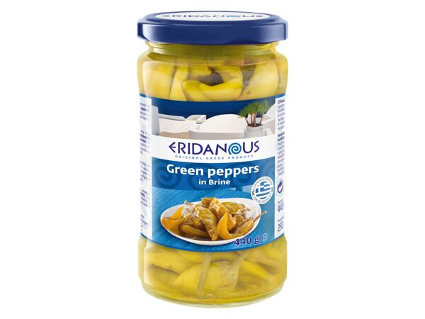 Green Peppers in Brine