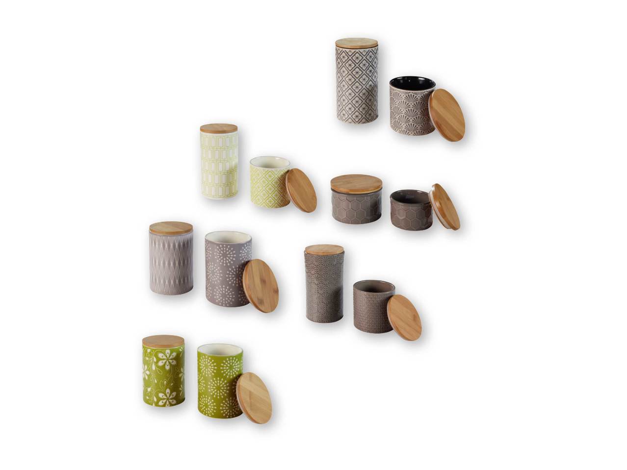 MELINERA Ceramic Storage Container Set