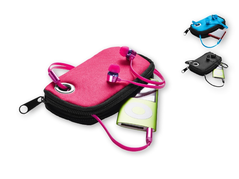 Silvercrest(R) In-Ear Headphones with Device Case