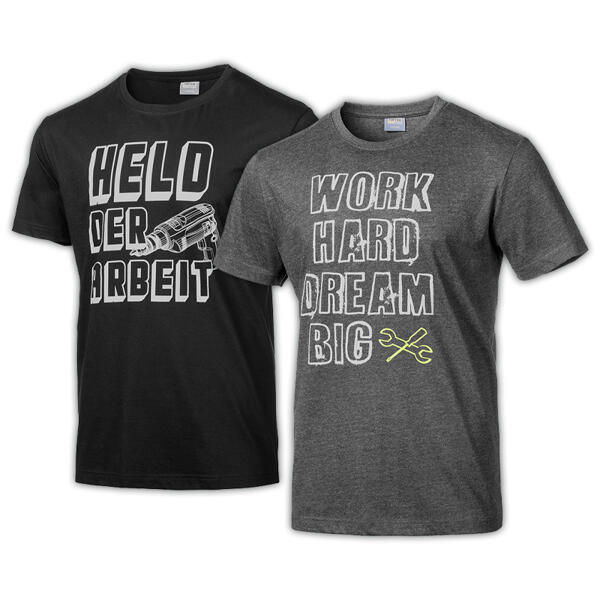 Motiv-T-Shirt 2er-Pack