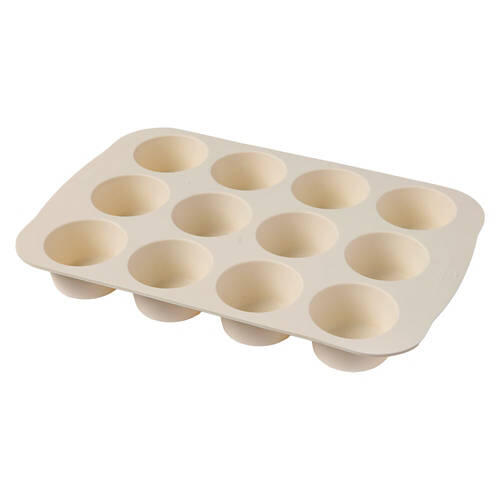 Silicone Bakeware - Mini Muffin Pan, Cream
