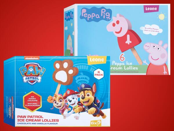 Peppa Pig oder Paw Patrol Stieleis