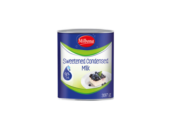 Sötad kondenserad mjölk