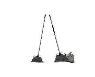 Easy Home 3-Pack Indoor/Outdoor Brooms with Dustpan