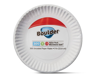 Boulder Uncoated Paper Plates