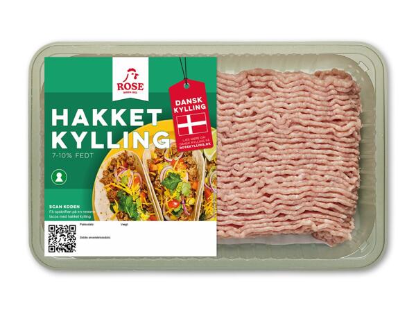 Hakket kylling