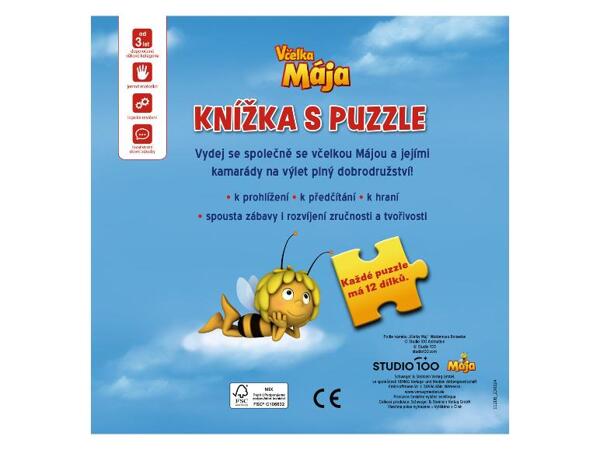 Dětská kniha s puzzle