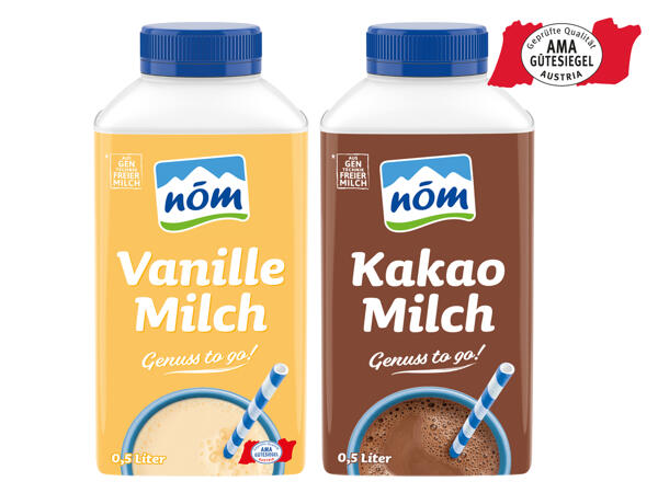 Nöm Kakao- oder Vanille-Milch
