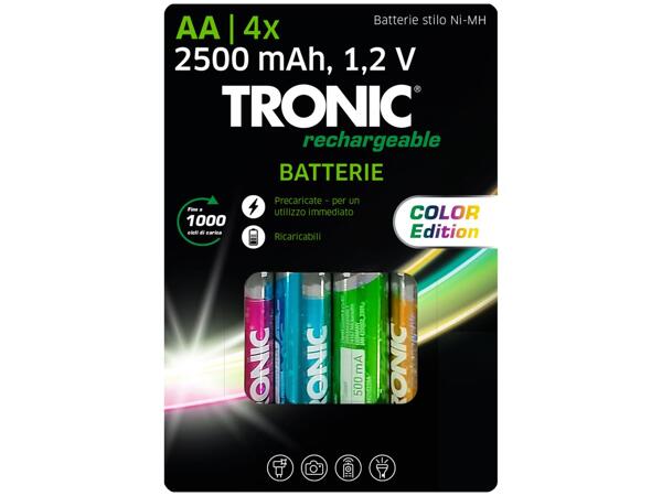 Rechargeable batteries, 4 pieces