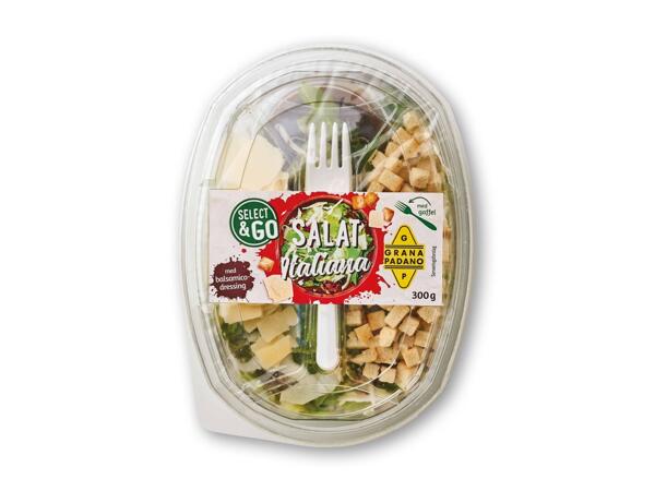 Salatblanding med dressing