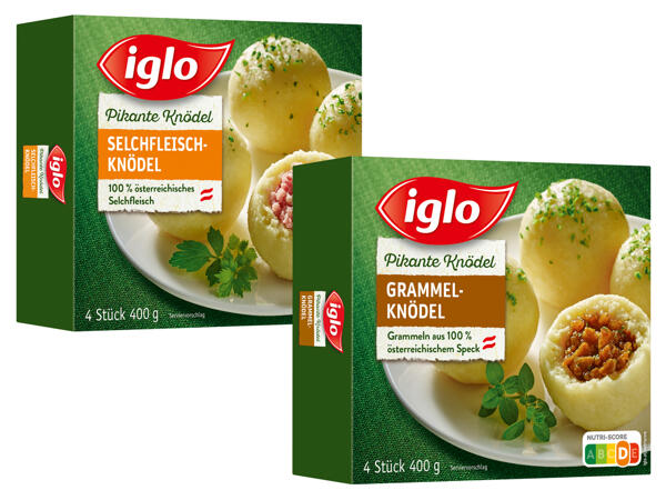 Iglo Fleisch- oder Grammelknödel