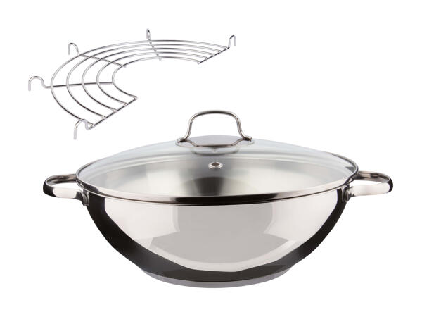 Wok en inox