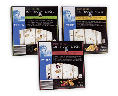 Barres de nougat tendre LYTTOS