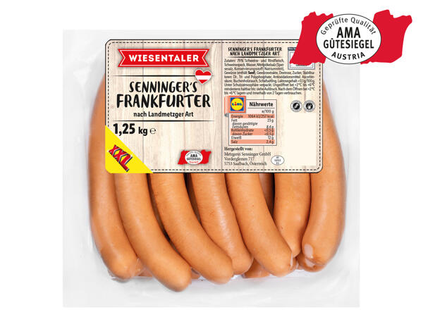 Frankfurter nach Landmetzger Art