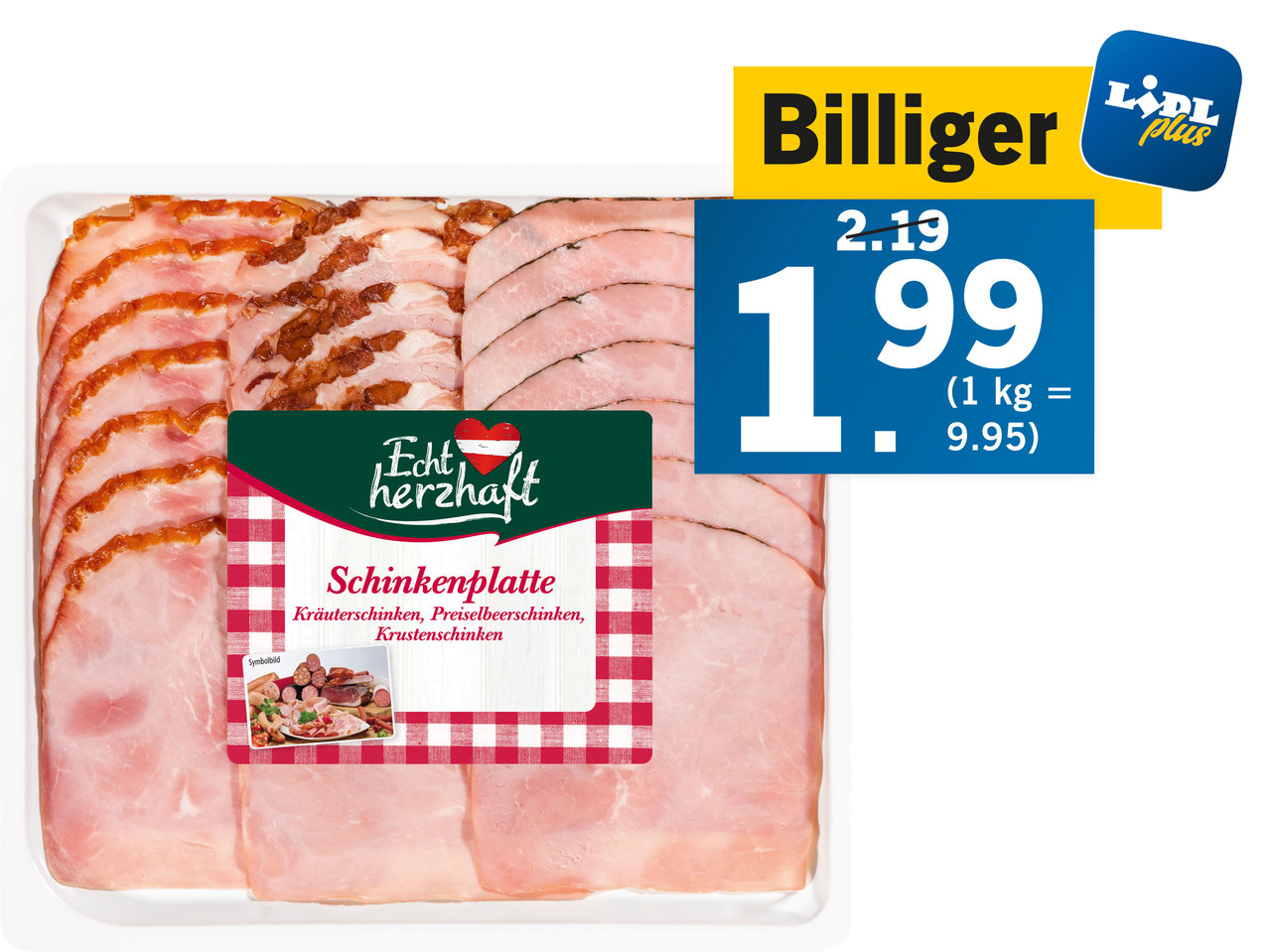 ECHT HERZHAFT Schinkenplatte