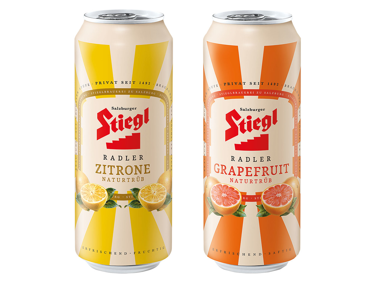 STIEGL Zitronen oder Grapefruit Radler
