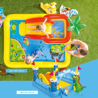 Piscine gonflable avec accessoires
