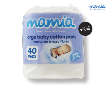 MAMIA LARGE BABY COTTON PADS 40PK