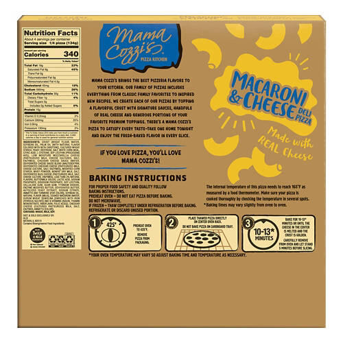 Macaroni Cheese Deli Pizza, 19 oz