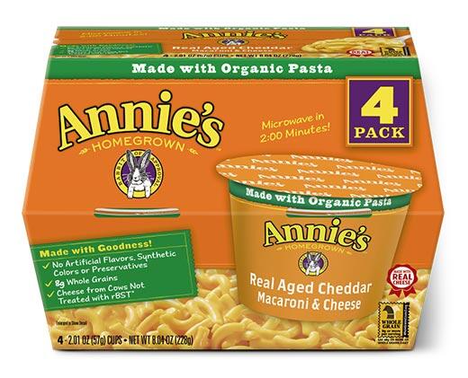 Annie's 
 Macaroni & Cheese Microwavable Cups Assorted Varieties