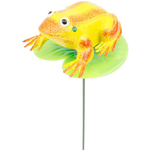 Pic de jardin avec animal vacillant