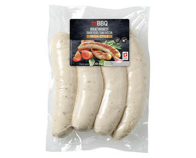 BBQ 
 PIZZABRATWURST