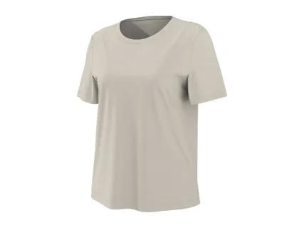 ESMARA Ladies' Beige Linen Blend T-Shirt