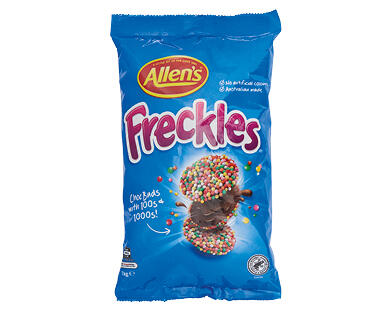 Allen's Freckles or Jaffas Lolly Bags 1kg