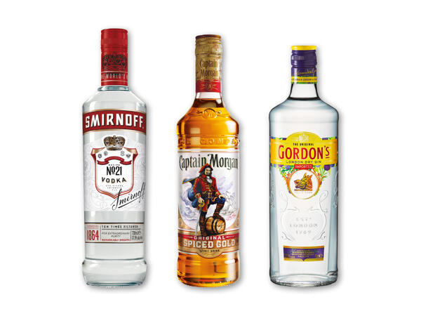 Smirnoff, Gordon's eller Captain Morgan