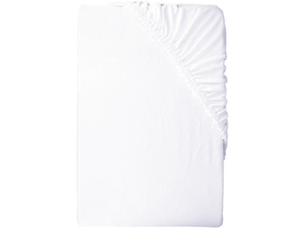King Microfibre Jersey Fitted Sheet