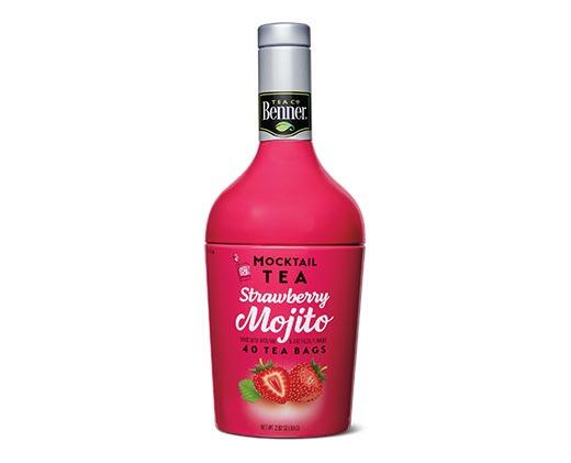 Benner Mocktail Tea Peach Bellini or Strawberry Mojito