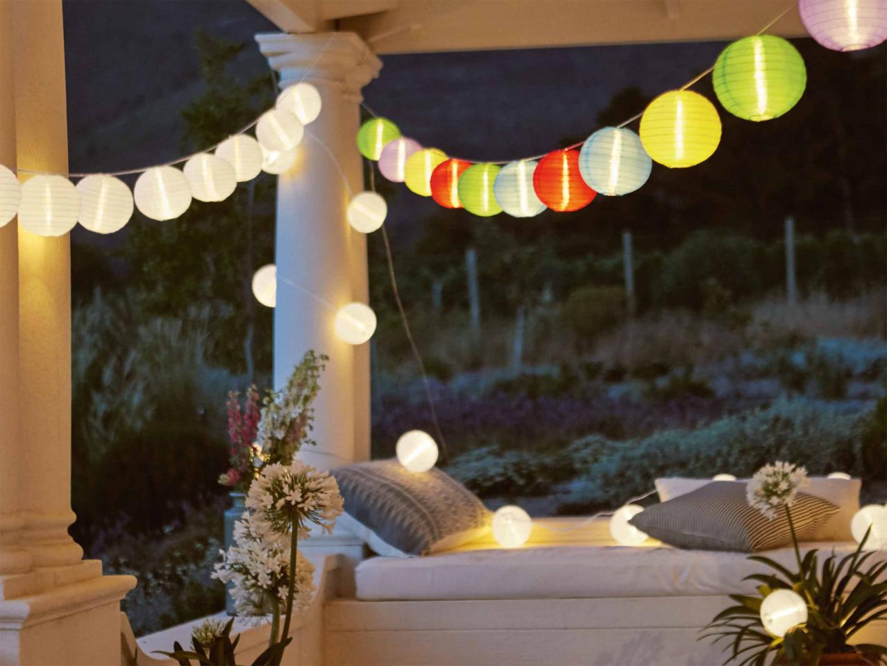 Guirlande de lampions à LED XXL