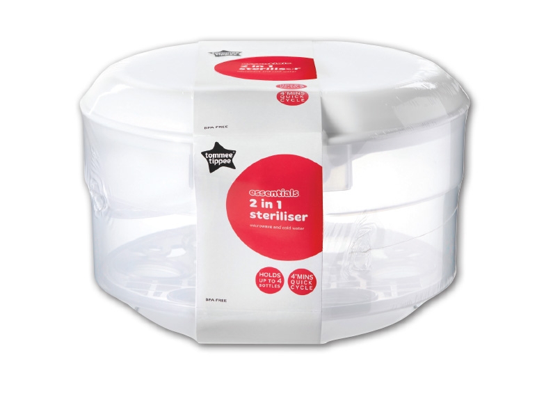 TOMMEE TIPPEE Microwave & Cold Water Steriliser 2-in-1