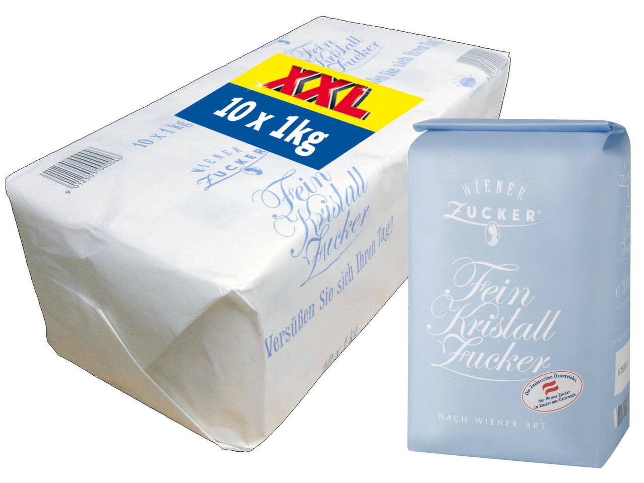 WIENER ZUCKER Feinkristallzucker 10x 1 kg