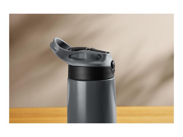 Silvercrest Grey Double-Walled Stainless Steel Drinks Bottle
