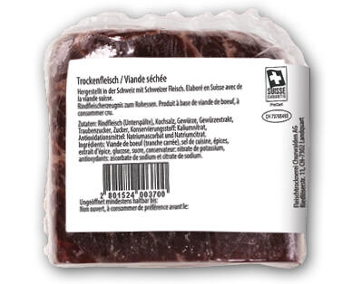 Trockenfleisch vom Rind