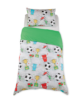 Children's Embossed Football Throw
