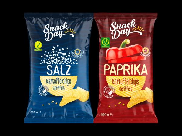 Chips geriffelt