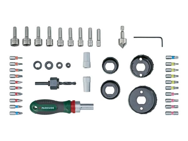 Parkside Mixed Bit Set - 204 Pieces