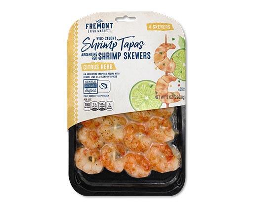 Fremont Fish Market 
 Wild Caught Argentine Shrimp Skewers