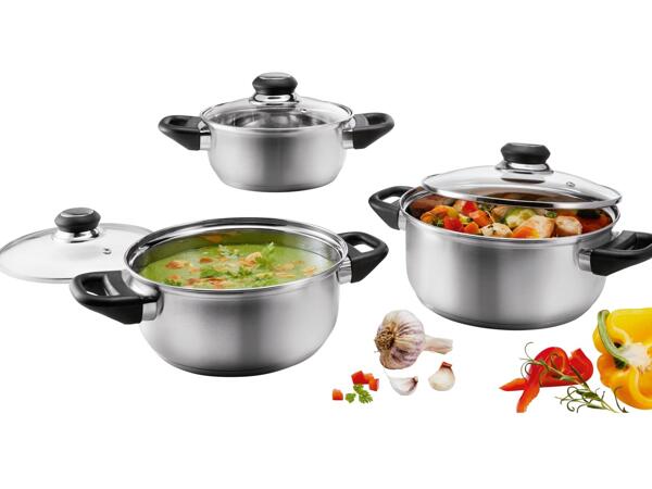 Stainless Steel Pan Set