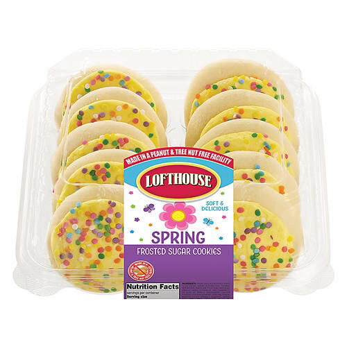 Soft Spring Frosted Sugar Cookies, 10 count