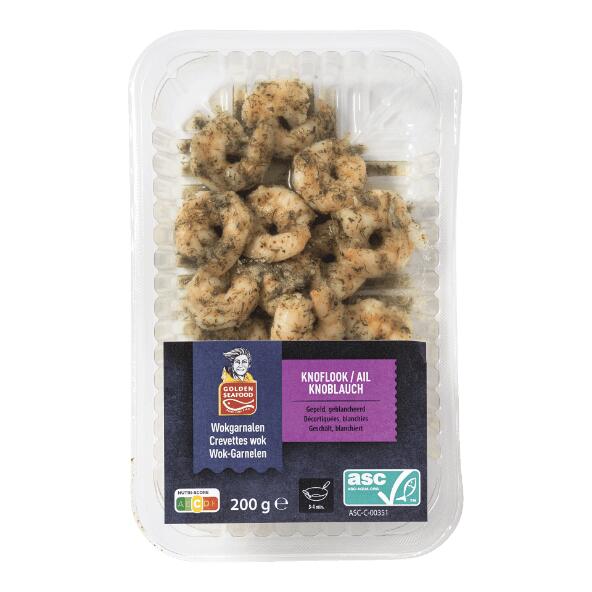 GOLDEN SEAFOOD(R) 				Crevettes pour wok