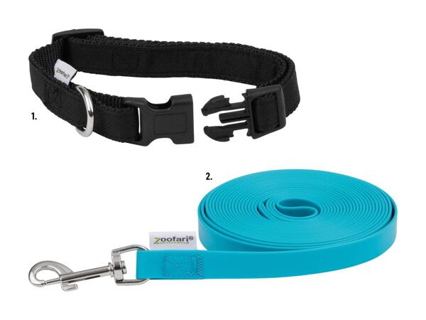 Collier pour chien avec laisse/longe
