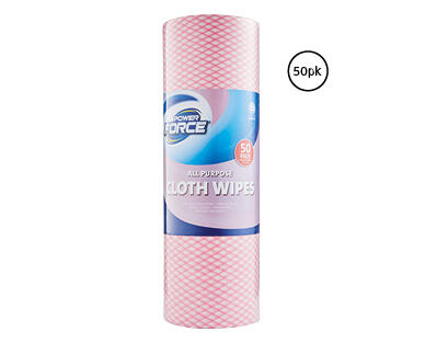 Cloth Wipes on Roll 50pk