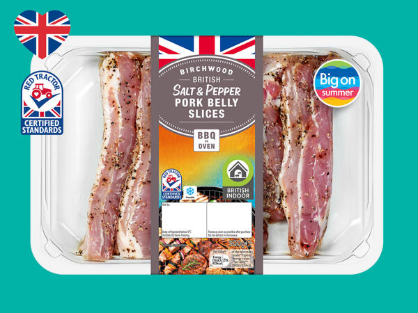 Birchwood Salt & Pepper Pork Belly Slices