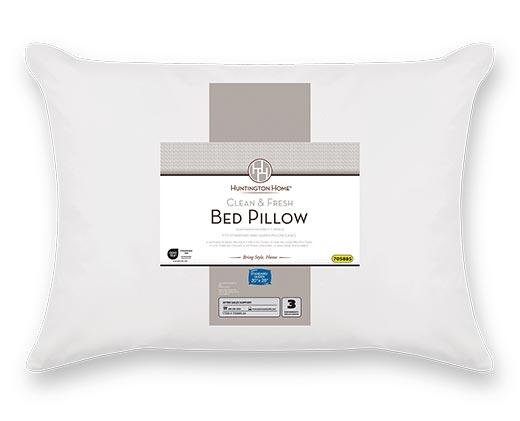 Huntington Home Clean & Fresh Anti-Microbial Bed Pillow